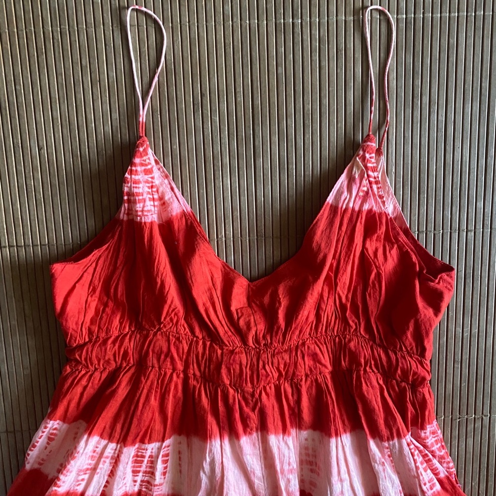 Tie Dye Empire Midi Dress - Picture 5 of 6